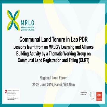 Soukkasem lomathmanyvong s4 communal lnd registration