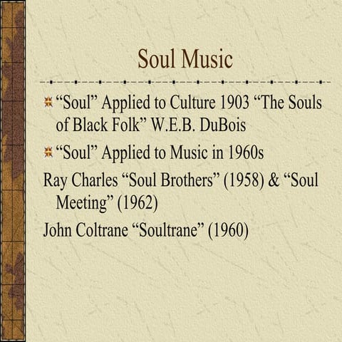  Soul: Motown and Mephis