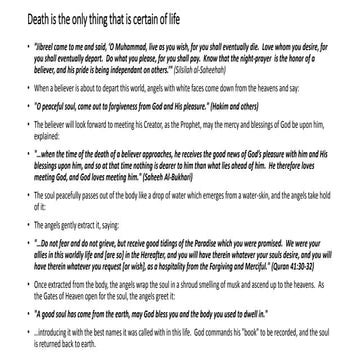 Souls journey after death