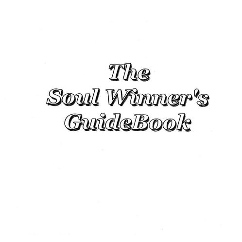 Soul Winners Guidebook