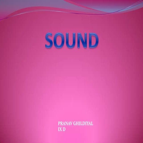 CBSE Class IX Sciense Physics Sound