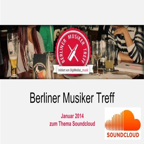 Soundcloud. Die Musikplattform für Veröffentlichung und Austausch - Berliner ...