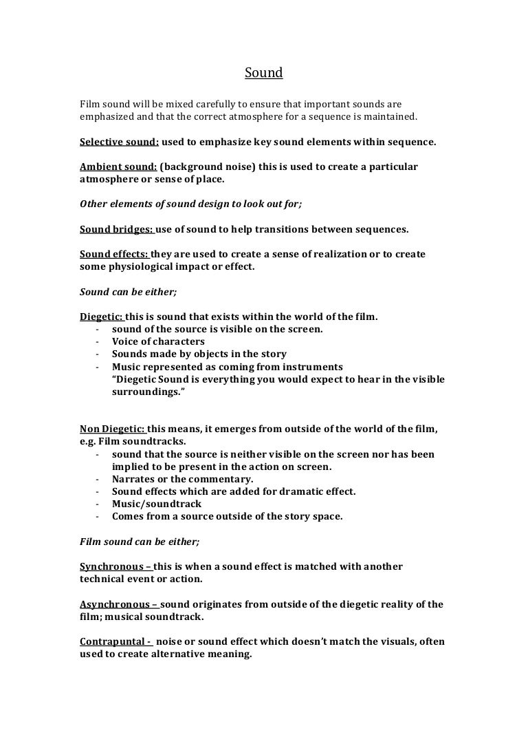 outside sound effect on Sound Definitions