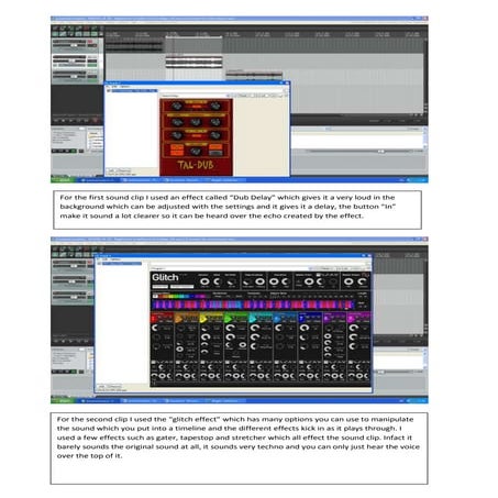 Sound effect analysis