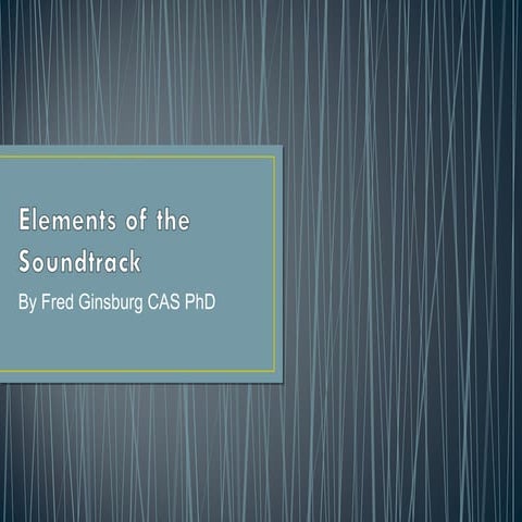 Elements of the Soundtrack