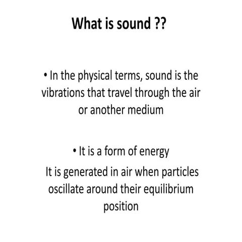Sound insulation 