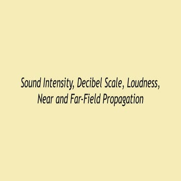 Acoustic, audiology | PPTX