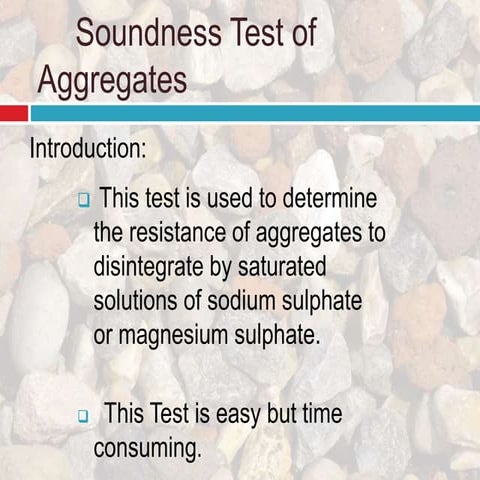 Soundness test