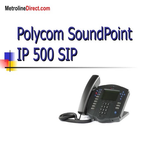 Polycom SoundPoint IP 500