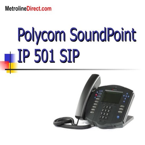 Polycom SoundPoint IP 501