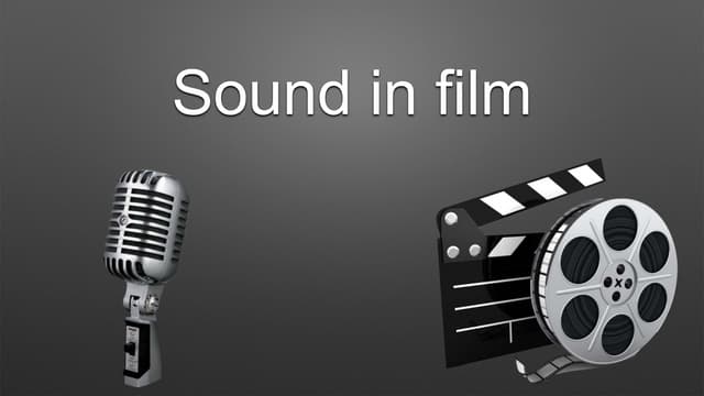 Sound presentation