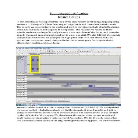 Soundscape justification | DOCX