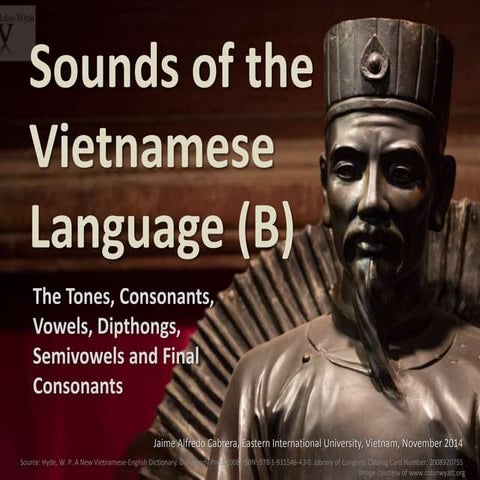 Sounds of the Vietnamese Language (B)