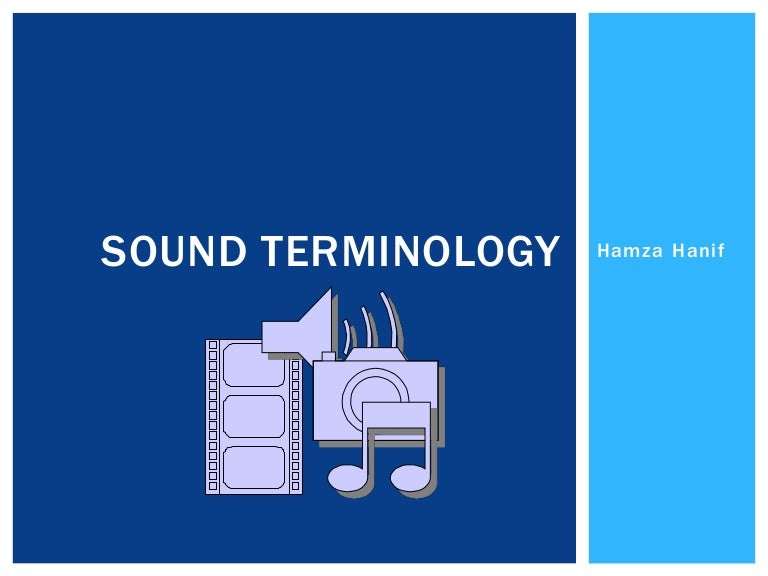 Sound Terminology