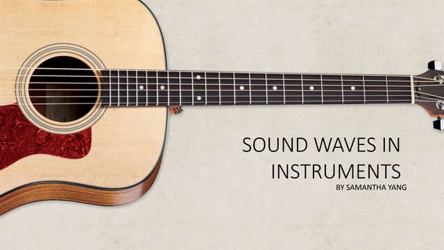 Sound waves