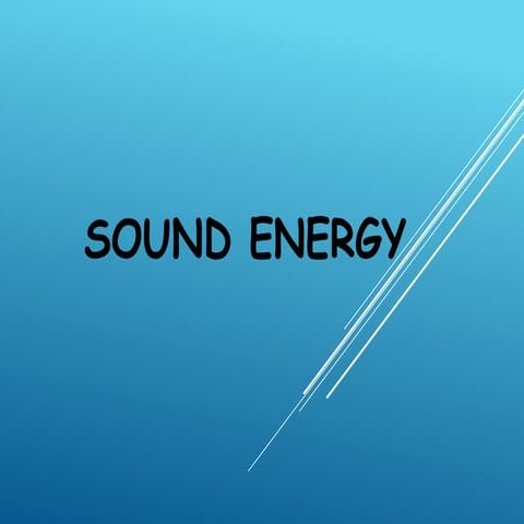 Sound waves
