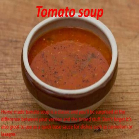 How To Make Tomato Soup