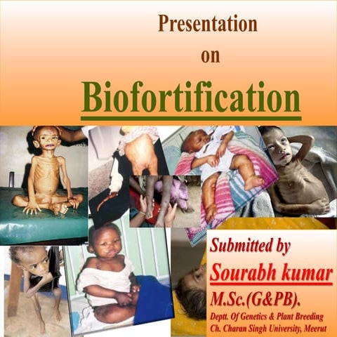 Biofortification ppt. 