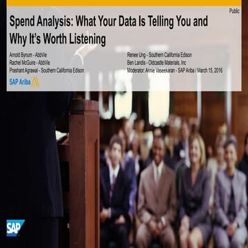 Spend Analysis: What Your Data Is Telling You and Why It’s Worth Listening