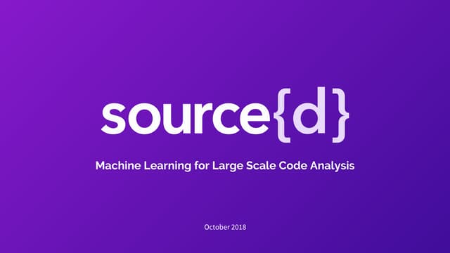 Introduction to the source{d} Stack 