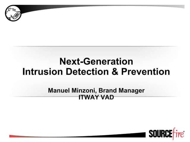 Sourcefire Webinar -  NEW GENERATION IPS