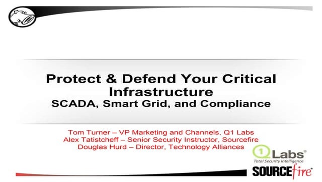 Protect & Defend Your Critical Infrastructure