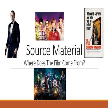 Source material - Industry Rsearch | PPT