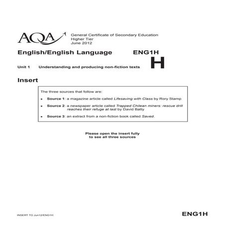 Sources booklet june 2012