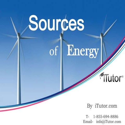 Sources of Energy