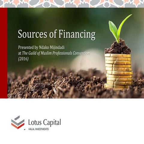 Sources of finance 