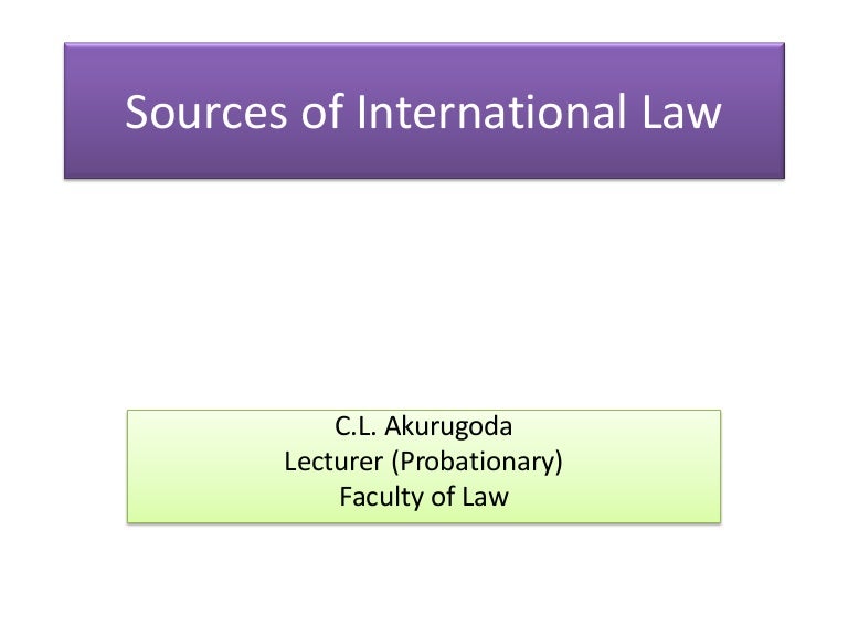 Sources of State Practice in International Law Second Revised Edition