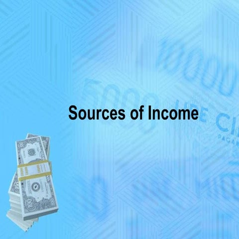 Sources of Income