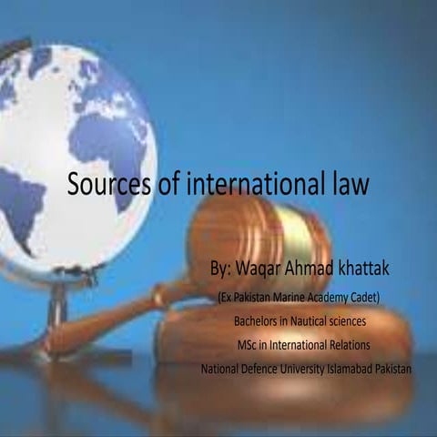 Sources of international law
