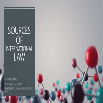 Sources of international law