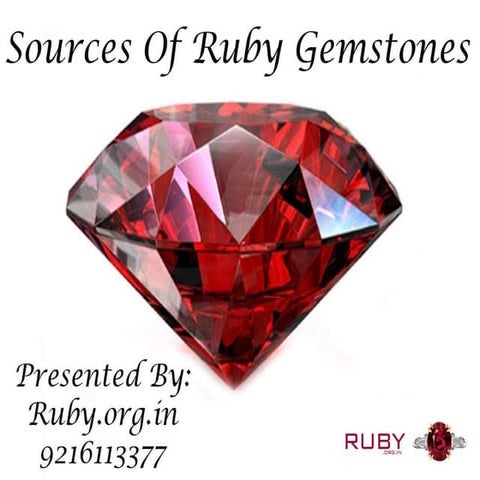 Sources of ruby gemstones | PPT