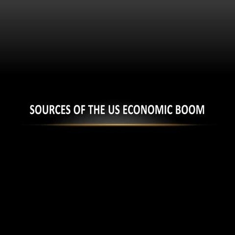 US Economic Boom & Decline