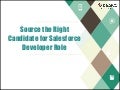 Source the Right Candidate for Salesforce Developer Role
