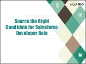 Source the Right Candidate for Salesforce Developer Role