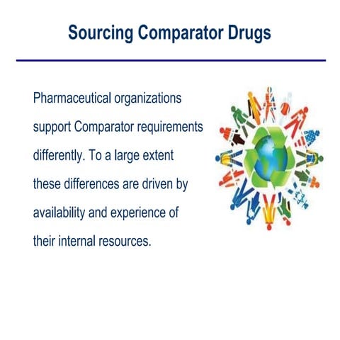 Sourcing for a comparator study (1)