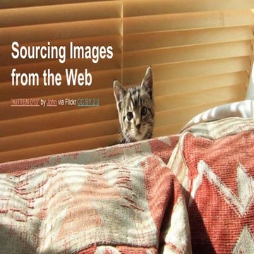 Sourcing images