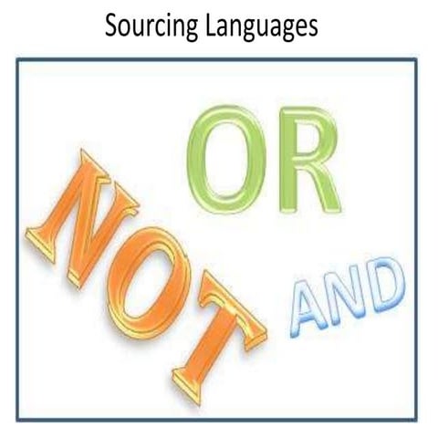 Sourcing languages
