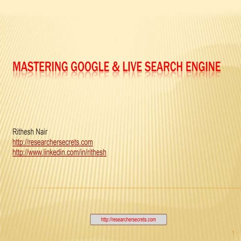 Sourcingrecruitinggooglelive
