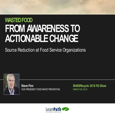 2018 R3 Conference LeanPath Food Waste Reduction | PPTX