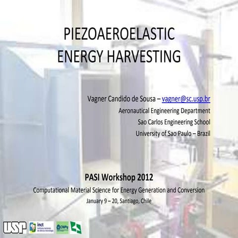 Piezoaeroelastic Energy Harvesting