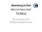 Sous chef job description