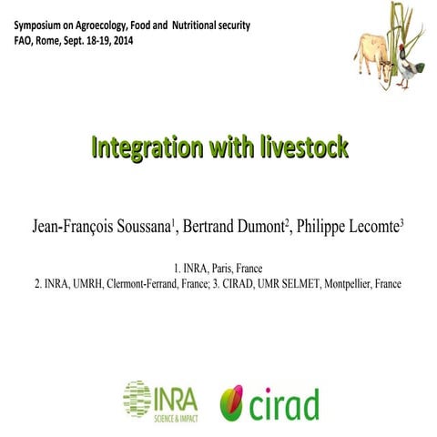 Integration with livestock