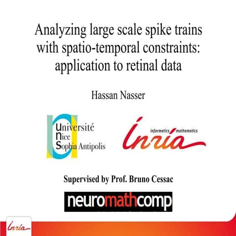 Analysis of large scale spiking networks dynamics with spatio-temporal constr...