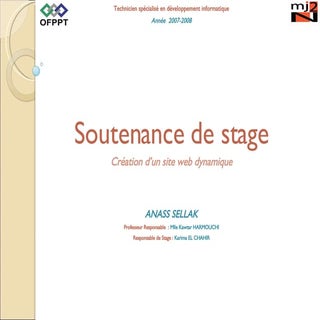 Soutenance De Stage