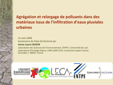 Distribution and influence of organic matter and microorganisms on aggregatio...