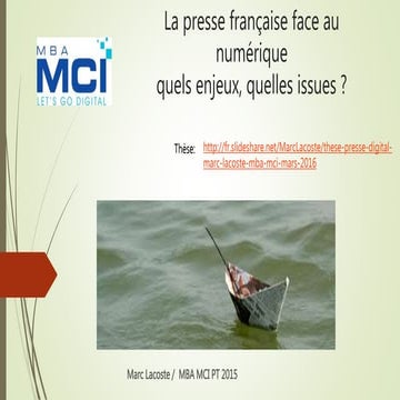 Soutenance thèse marc lacoste presse & enjeu digital